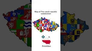 Mapa prowincji Czech #map #geography