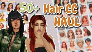 SIMS 4 : 50+ CC HAUL for MUST HAVE Hairstyles (Links in Description ) - MAXIS MATCH & Alpha