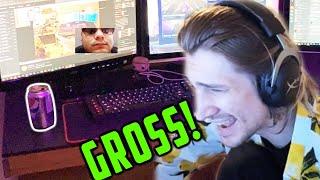 This lowlife games with diet Pepsi instead of GFuel! - Viewer PC Setup Reviews #13 | xQcOW