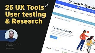 25 UX Tools for User Testing, Research and documentation - Tools for UX UI Designers