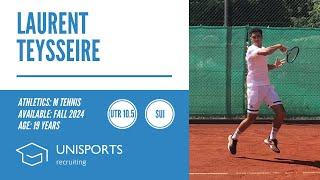 Laurent Teysseire - College Tennis Recruiting Fall 2024