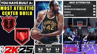 THE TALLEST & MOST ATHLETIC CENTER BUILD WITH 99 BLOCK IS INSANE ON NBA 2K25! Best Unique Builds