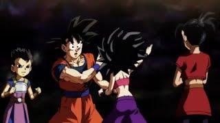 Goku met Caulifla and Kale for the first time | Episode 96 Super Dragon Ball