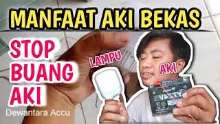 Memanfaatkan Aki bekas untuk lampu Darurat EMERGENCY - aki mobil jombang