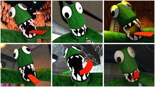 Rainbow Friends GREEN JUMPSCARES In Different Spots