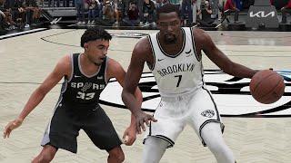 NBA 2K23 Gameplay - Brooklyn Nets vs San Antonio Spurs - NBA 2K23 PS5 Full Game