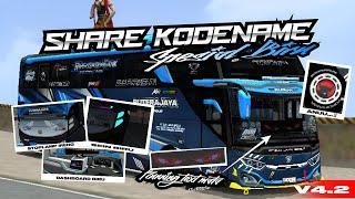 SHARE‼️KODENAME TXT SPESIAL BIRU JB3 DANZxRESV FREEEE || BUSSID V4.2