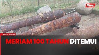 Tiga meriam berusia lebih 100 tahun ditemui di Dungun, Setiu
