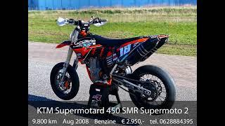 KTM Supermotard 450 SMR Supermoto 2008 READY TO RACE GEEN KENTEKEN