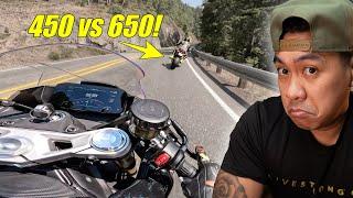 CFMOTO 450SS VS BIGGER AND FASTER SPORT BIKES