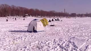 Зимняя рыбалка в Пярну. Эстония