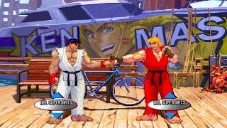 M.U.G.E.N All-Stars: Ryu vs. Ken Masters