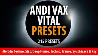 Andi Vax VITAL Bank - 215 Presets (50% discount)