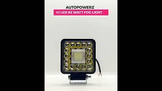 AUTOPOWERZ® 41 LED Fog Light Square Flood Driving Lamp for Car, Off Road Truck, Jeep, SUV, ATV,UTV