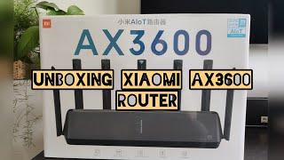 Xiaomi AX3600 Wifi 6 Router - UNBOXING