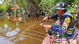 best fishing videos!! Mancing udang galah disini 1 spot saja bisa berkilo kilo