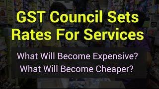 GST Rates For Services Explained