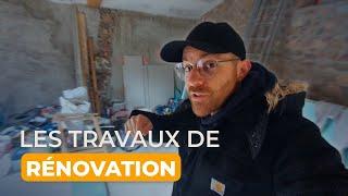 Les travaux de rénovation d'une maison de campagne