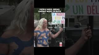 Naturists Demonstrate Against Nudophobia In Paris | Newsmo