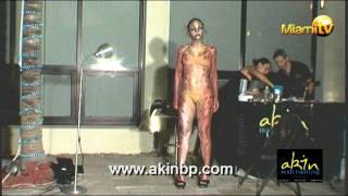 Body Painting- Miami TV Anniversary with Jenny Scordamaglia