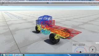 Unity Realistic Vehicle Physics - Vehicle Debugger System Test 1