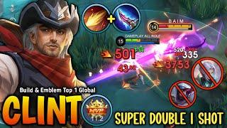 Clint New OP Build with Flameshot Super Double Damage (NEW META) - Build Top 1 Global Clint