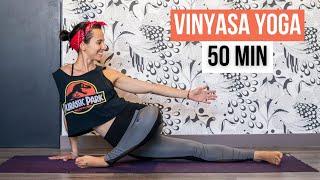 AULA DE VINYASA YOGA INTERMEDIÁRIO 50 Min | Aula de Yoga Completa