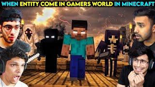 When Entity Comes in Gamer's World in Minecraft || Entity Comes in Gamer's World