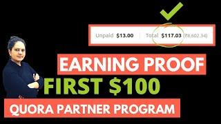 How to Earn Money Under Quora Partner Program (With Proof) ?