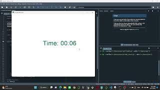 Demo of Python application -- timer with Python module arcade.