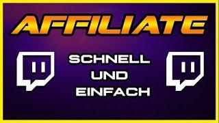 Wie werde ich schnell Affiliate auf Twitch? - Twitch Tutorial