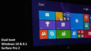 Dual booting Windows 8.1 on the Surface Pro 2