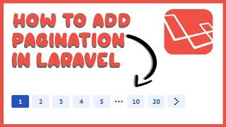 HOW TO ADD PAGINATION IN LARAVEL?