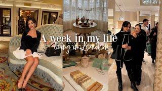 december vlog | Family Engagement Party, Dorchester Afternoon Tea, Harrods Christmas Shopping &more!