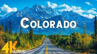 FLYING OVER COLORADO (4K UHD) - Amazing Beautiful Nature Scenery With Inspiring Cinematic Music