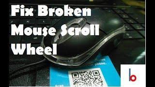 How to fix a broken mouse scroll wheel - Binary