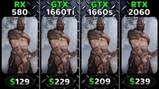 RX 580 vs GTX 1660 Ti vs GTX 1660 Super vs RTX 2060 | GPUs War