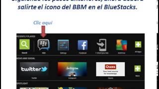 BlackBerry messenger para PC   BlueStacks