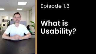 What is usability? 