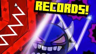 Los RECORDS en niveles IMPOSIBLES de Geometry Dash