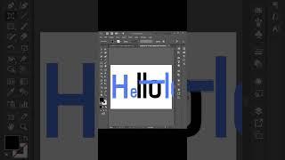 Touch type tool ll Illustrator Tutorial #adobeillustratortutorial  #short #designwithbuysmedia