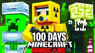 I Survived 100 Days in a NUCLEAR WASTELAND in Hardcore Minecraft!