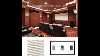 Professional home theater 4K/8K Woven AT Acoustically Transparent projector screen