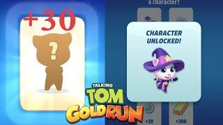 TALKING TOM GOLD RUN UNICORN ANGELA OPEN 30 LUCKY CARDS UNLOCKED WITCH ANGELA