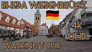 Walking Tour in Rheda Wiedenbrück, Deutschland 4K UHD 60 fps