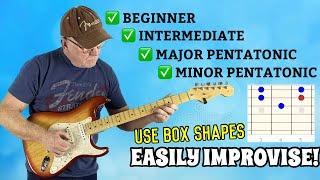 EASILY!!! Mix Major Minor // The PENTATONIC SCALE // Guitar Improvisation Lesson