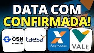 ATENÇÃO NAS DATAS E VALORES: DIVIDENDOS PARA NOVEMBRO 2024 | CXSE3, TAEE11, VALE3, CMIN3, BRAP4