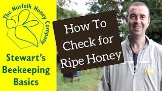 How to check supers for ripe honey - #Beekeeping Basics - The Norfolk Honey Co.
