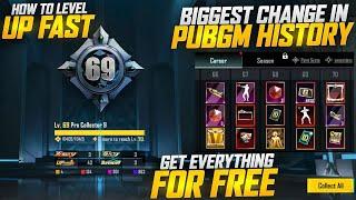 OMG  Get All For Free For Everyone | Biggest Change In Pubgm History | How To Level up Fast Trick