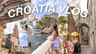 CROATIA TRAVEL VLOG: last port days in split, dubrovnik + zadar! things to do, food recs and tips!